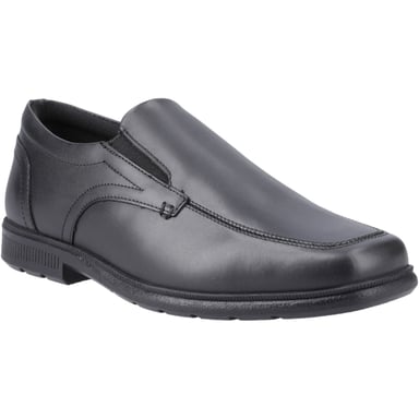 Pod Carpenter Lederslipper In Schwarz Für Jungen
