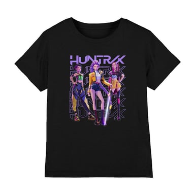 K-Pop Demon Hunters - T-Shirt für Kinder (Schwarz)