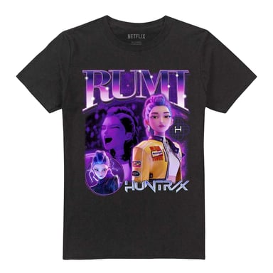 K-Pop Demon Hunters - "Huntr/X" T-Shirt für Herren/Damen Unisex (Schwarz)