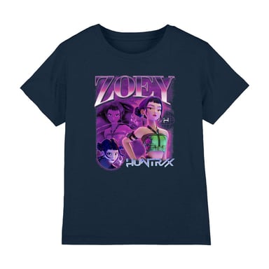 K-Pop Demon Hunters - "Huntr/X" T-Shirt für Kinder (Marine)