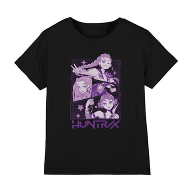 K-Pop Demon Hunters - T-Shirt für Kinder (Schwarz)