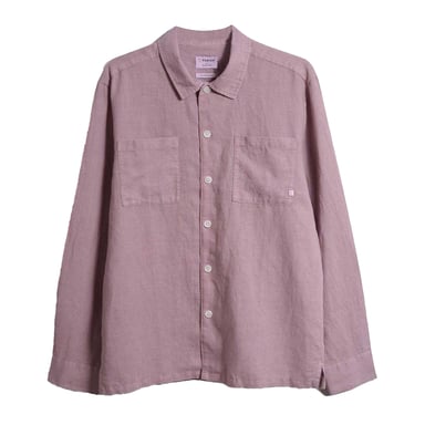Farah - "Nelson" Hemd für Herren, Slub (Pink)