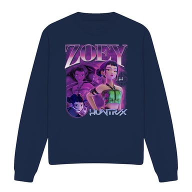 K-Pop Demon Hunters - "Huntr/X" Sweatshirt für Herren/Damen Unisex (Marine)