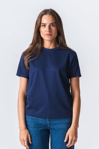 Lockeres T-Shirt Leah – Dunkelblau