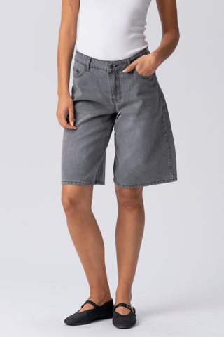 Jeans-Jogginghose - Grauer Denim