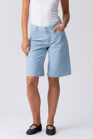 Jeans-Jogginghose - Hellblauer Denim
