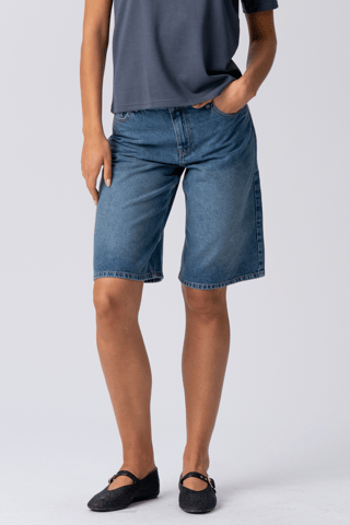 Jeans-Jogginghose - Blauer Denim