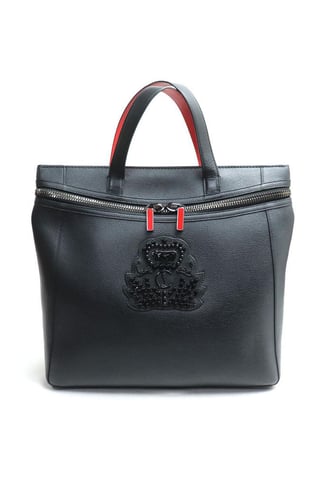 Elegante Tragetasche aus Leder mit sicherem Reissverschluss