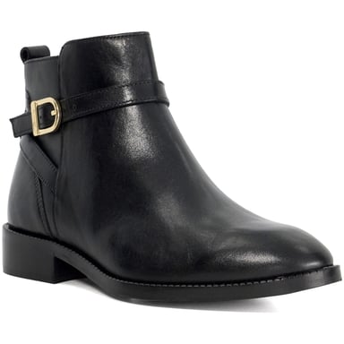 Dune Pemma Leder Damenstiefel Schwarz