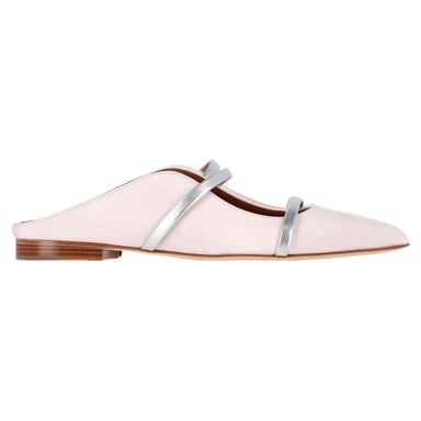 Malone Souliers Maureen Mules aus pinkfarbenem Satin