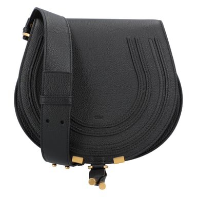 Marcie Satteltasche aus genarbtem Leder