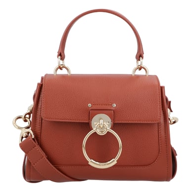 Mini-Tagestasche Tess aus genarbtem und weichem Leder