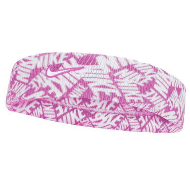 Nike - "Classic" Stirnband, Dri-FIT (Pink/Weiß)