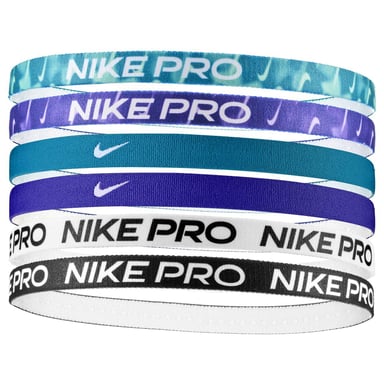 Nike - "Flex" Stirnband (6er-Pack) (Schwarz/Weiß/Blau)