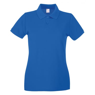 Fruit of the Loom - Poloshirt für Damen kurzärmlig (Kobalt)