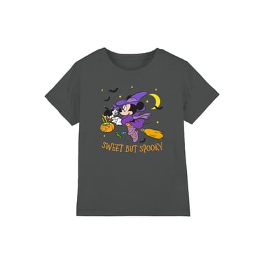 Disney - "Spooky Witch" T-Shirt für Kinder (Holzkohle)