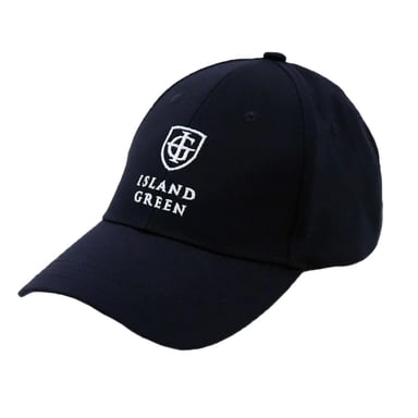 Island Green - Hut Abgerundeter Kopf für Herren - Emblem (Marineblau)