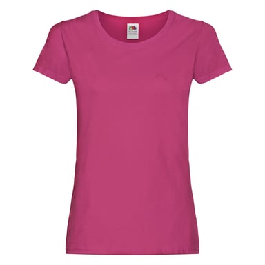 Fruit of the Loom - T-Shirt für Damen (Fuchsie)