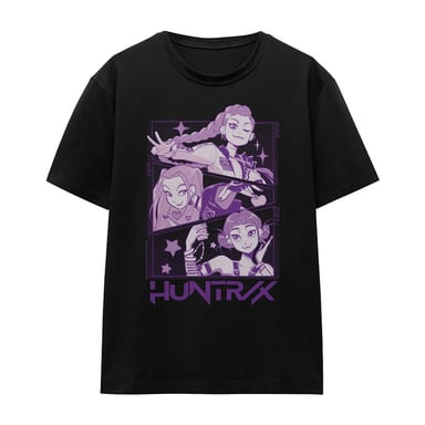 K-Pop Demon Hunters - T-Shirt für Damen (Schwarz)