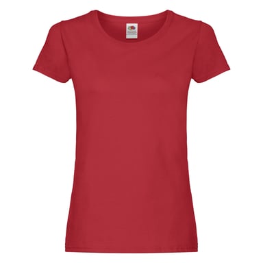 Fruit of the Loom - T-Shirt für Damen (Rot)
