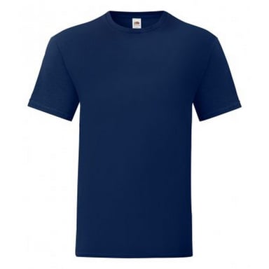 Fruit Of The Loom Herren T-Shirt Iconic (Marineblau)