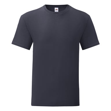 Fruit Of The Loom Herren T-Shirt Iconic (Navy)