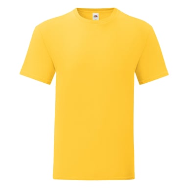 Fruit Of The Loom Herren T-Shirt Iconic (Sonnenblumengelb)
