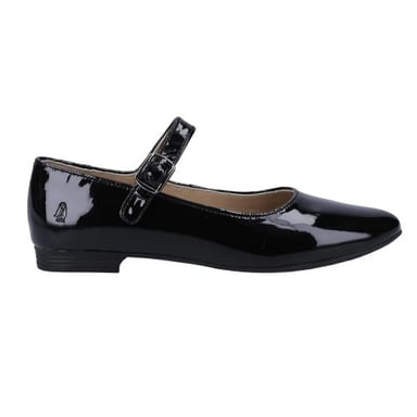 Hush Puppies - "Melissa" Riemchenschuhe für Damen, Leder (Schwarzer Lack)