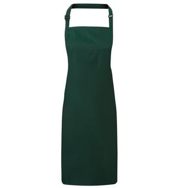 Premier - Herren/Damen Unisex Schürze, mit Latz (Flaschengrün)