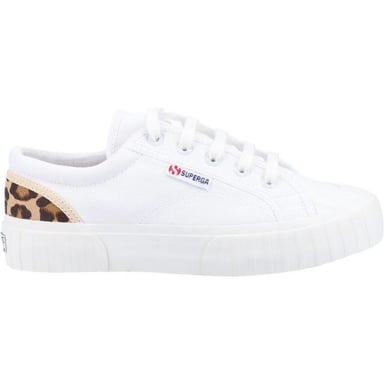 Superga - gestreift Sneaker für Damen (Weiß)