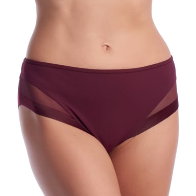 Großzügiger Slip mit Tüll D0A63 für Damen