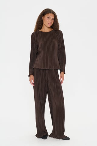 Casual Hose ZuniSZ Casual Hose Gerade Passform brown