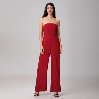 Minimalistischer Bustier-Jumpsuit