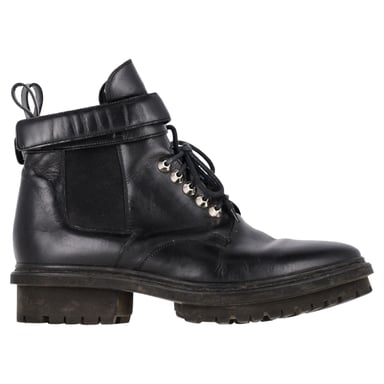 Balenciaga – Schnürstiefeletten aus schwarzem Kalbsleder