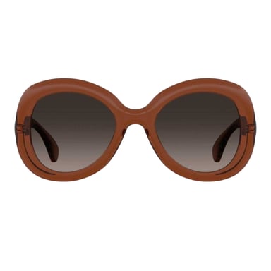 Moschino - Runder Rahmen-Sonnenbrille für Damen (Rot)