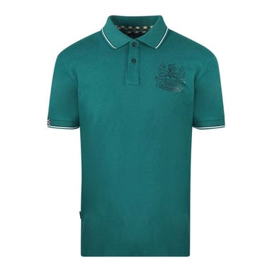 Aquascutum Unisex Erwachsene Aldis Crest Polo-Shirt (Grün)