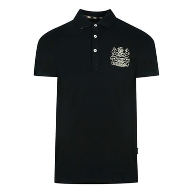 Aquascutum - "Aldis" Poloshirt für Herren/Damen Unisex (Schwarz)