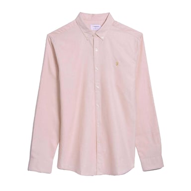 Farah - "Brewer" Hemd für Herren, Schmal (Pink)