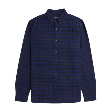 Fred Perry - Hemd für Herren, Langärmlig (Dunkles Marineblau)