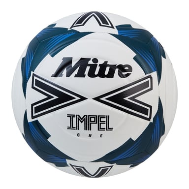 Mitre - "Impel One" Fußball 2024 (Weiß/Schwarz/Blau)