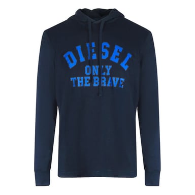 Diesel - "The Brave" Kapuzenpullover für Herren/Damen Unisex (Dunkles Marineblau)