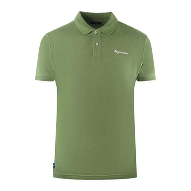 Aquascutum Unisex Erwachsene Einfaches Logo Poloshirt (Bundeswehrgrün)