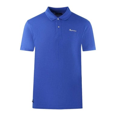Aquascutum Unisex Erwachsenen Polo-Shirt mit einfachem Logo (Königsblau)