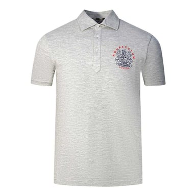 Aquascutum Unisex Erwachsene Aldis London Logo Poloshirt (Grau)