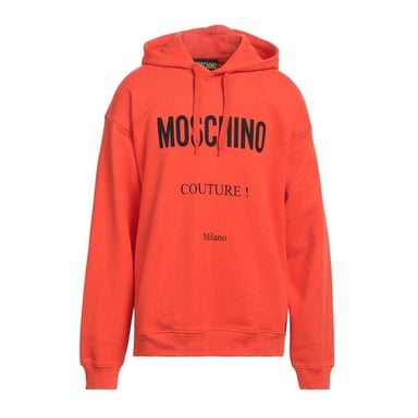 Moschino - "Couture Milano" Kapuzenpullover für Herren (Orange)