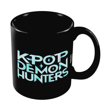 K-Pop Demon Hunters - Kaffeebecher, Logo (Schwarz)