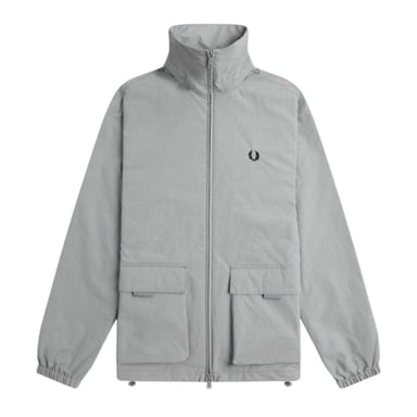 Fred Perry - Jacke für Herren, Aufgesetzte Tasche (Grau)