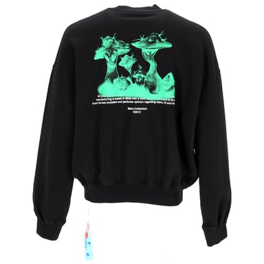 Off-White Sweatshirt mit Pilz-Print