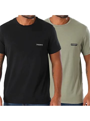 Emporio Armani Herren-T-Shirt-Packung x2 GA