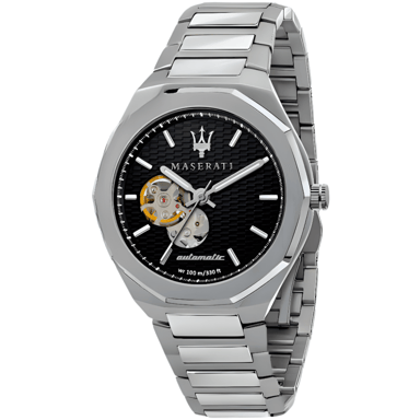 Maserati R8823142002 Herren Automatik Uhr mit schwarzem Zifferblatt